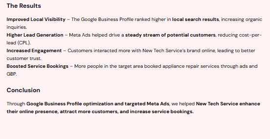 New Tech Service project detail
