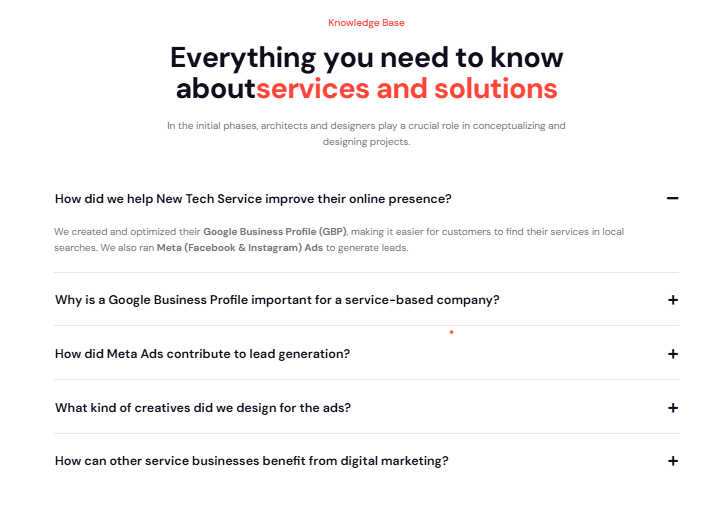 New Tech Service campaign visual